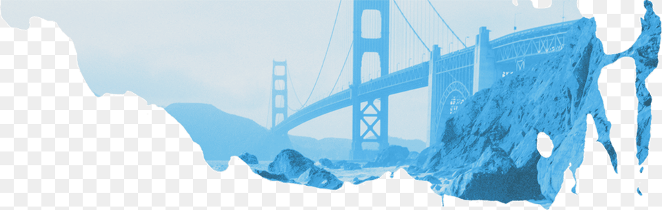 Golden Gate Bridge, Ice, Nature, Outdoors, Sea Png Image