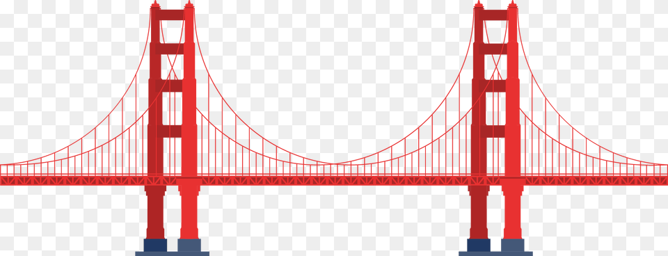 Golden Gate Bridge, Suspension Bridge Free Png