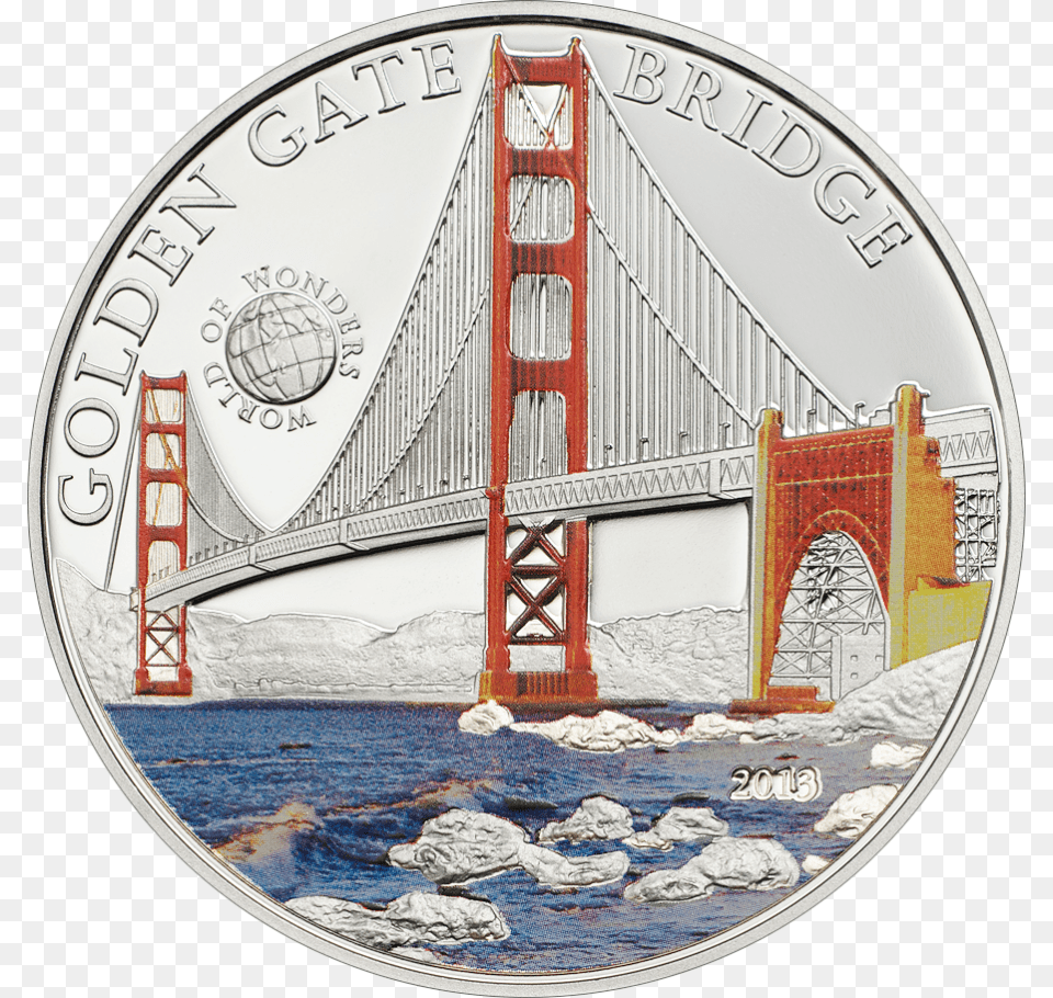 Golden Gate Bridge, Coin, Money Png Image
