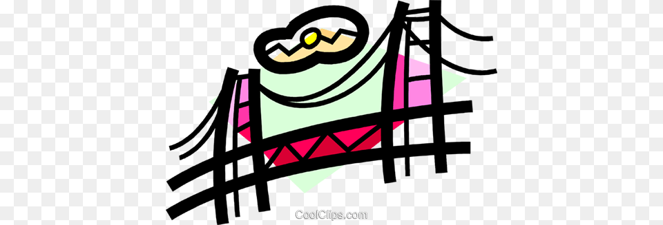 Golden Gate Bridge Clipart Clipart, Amusement Park, Fun, Roller Coaster Free Png