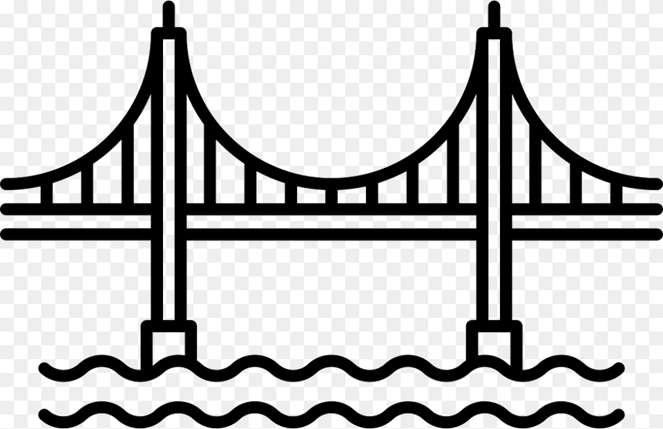Golden Gate Bridge Golden Gate Bridge Clip Art, Fence Free Png