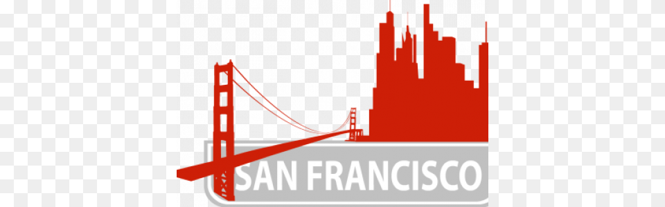 Golden Gate Bridge Illustration Download San Francisco Outline Free Png