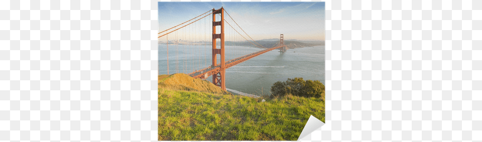 Golden Gate Bridge Illustration For Kids California The Golden State Book, Golden Gate Bridge, Landmark Free Png