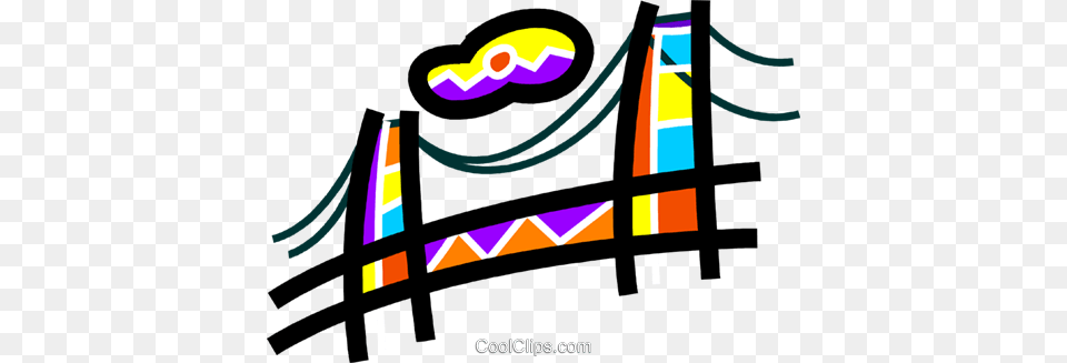 Golden Gate Bridge Royalty Free Vector Clip Art Illustration, Logo Png Image