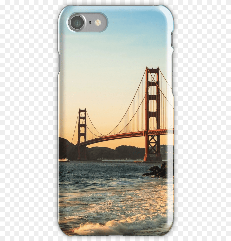 Golden Gate Bridge San Francisco Iphone 7 Snap Case Golden Gate Bridge Mountain, Boat, Transportation, Vehicle Free Transparent Png