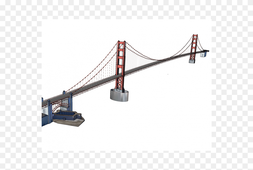 Golden Gate Bridge Sketchup Block Cad Blocks Free Png Image