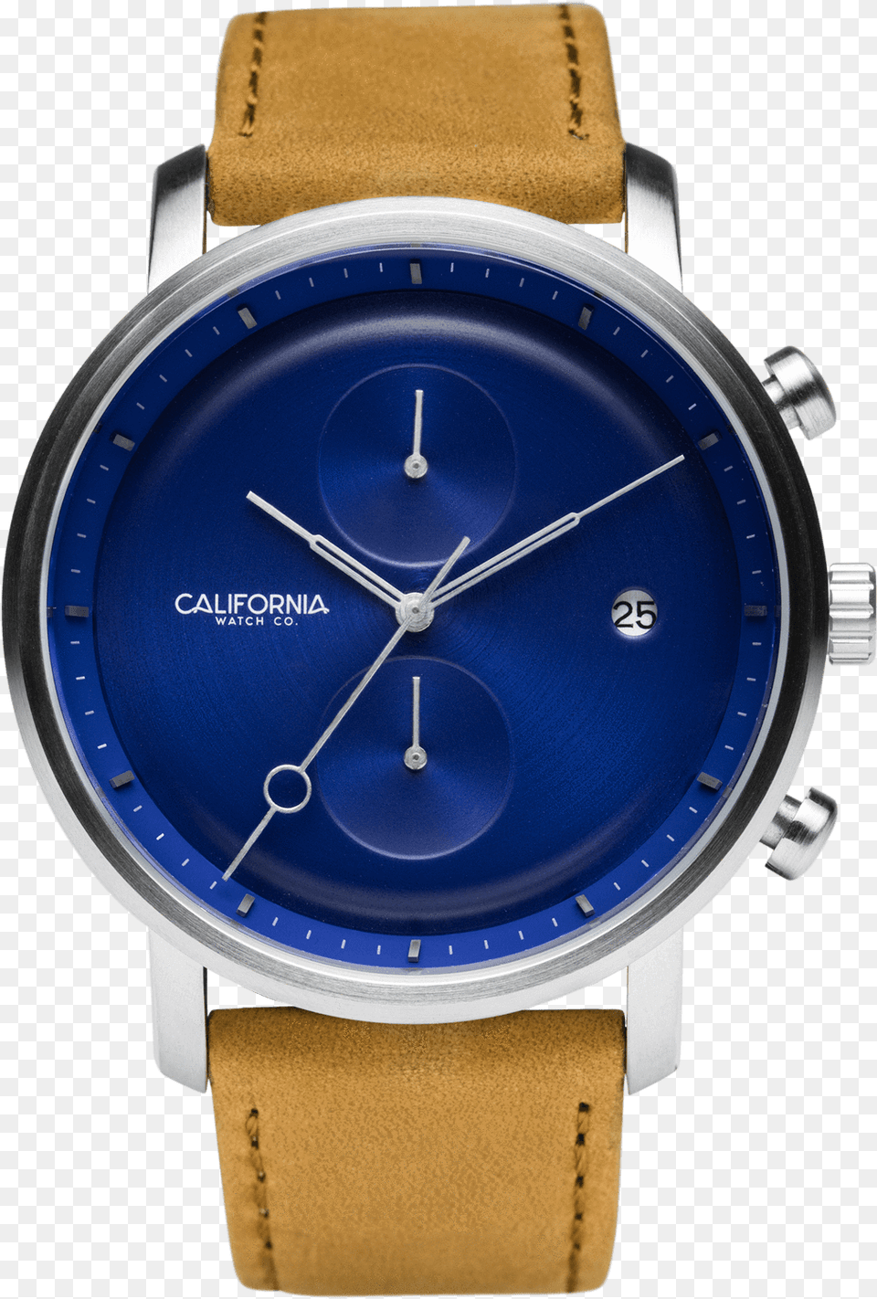 Golden Gate Chrono Leather Sand Navy Coach Men39s Slim Easton Camel Leather Strap Watch, Arm, Body Part, Person, Wristwatch Free Png Download