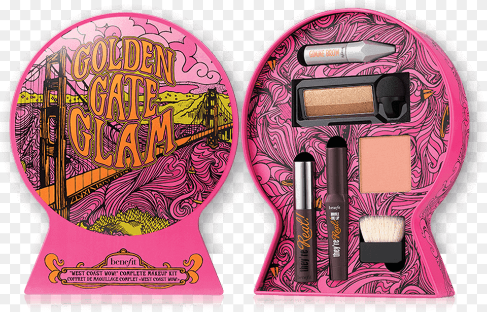 Golden Gate Glam Makeup Kit Benefit Golden Gate Glam, Face, Head, Person, Cosmetics Free Png Download