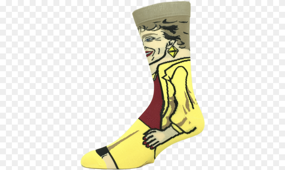 Golden Girls Blanch 360 Socks Sock, Person, Clothing, Hosiery, Face Png Image