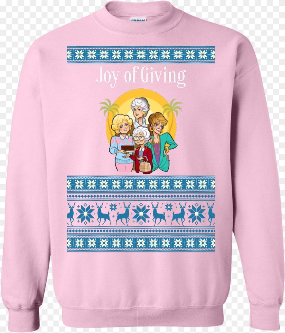 Golden Girls Christmas Sweater Thank You For Being A Sweater For Girls Transparent, Clothing, Knitwear, Sweatshirt, Hoodie Free Png