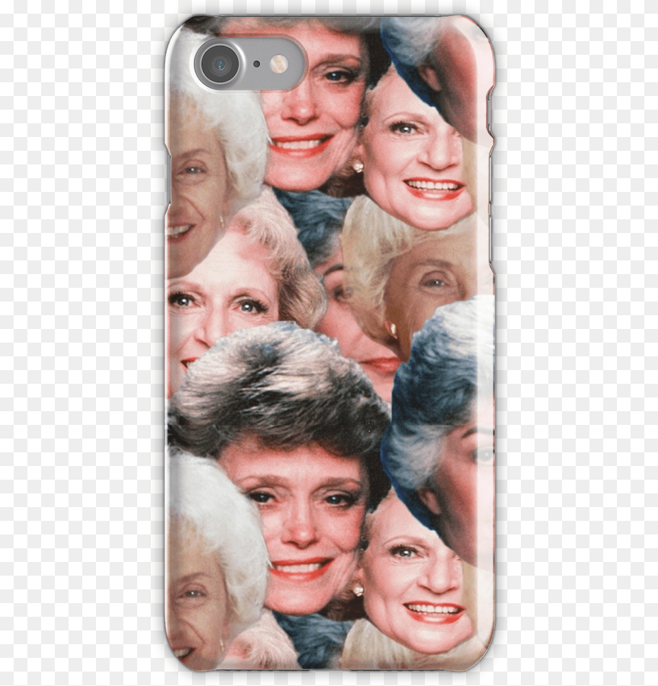 Golden Girls Repeating Print Mobile Phone Case, Portrait, Photography, Person, Face Png Image