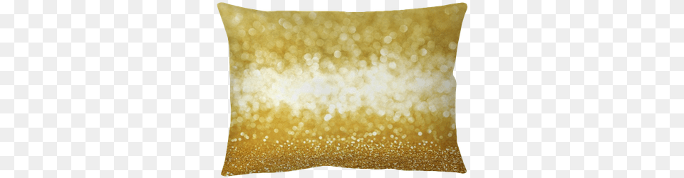 Golden Glitter Background Throw Pillow Decorative, Cushion, Home Decor, Blackboard, Gold Free Transparent Png