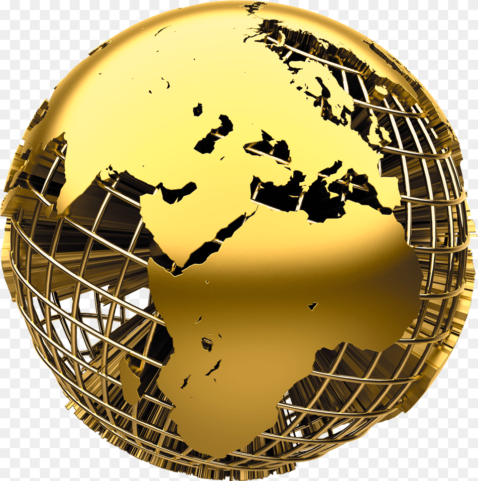 Golden Globe Transparent Gold Globe, Astronomy, Outer Space, Planet, Sphere Png