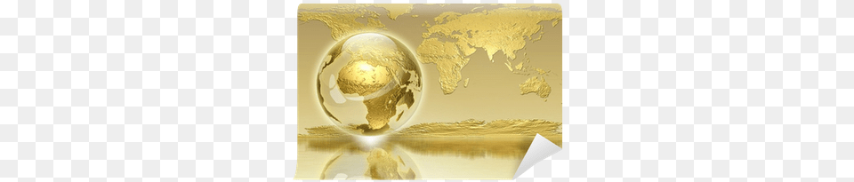 Golden Globe Wall Mural U2022 Pixers We Live To Change Dia Fora Do Tempo 2020, Sphere, Astronomy, Outer Space, Planet Png