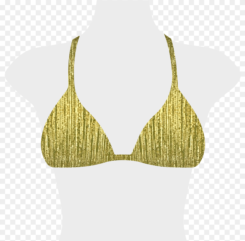 Golden Glow Dallas Bikini Top, Swimwear, Clothing, Blouse, Adult Free Transparent Png