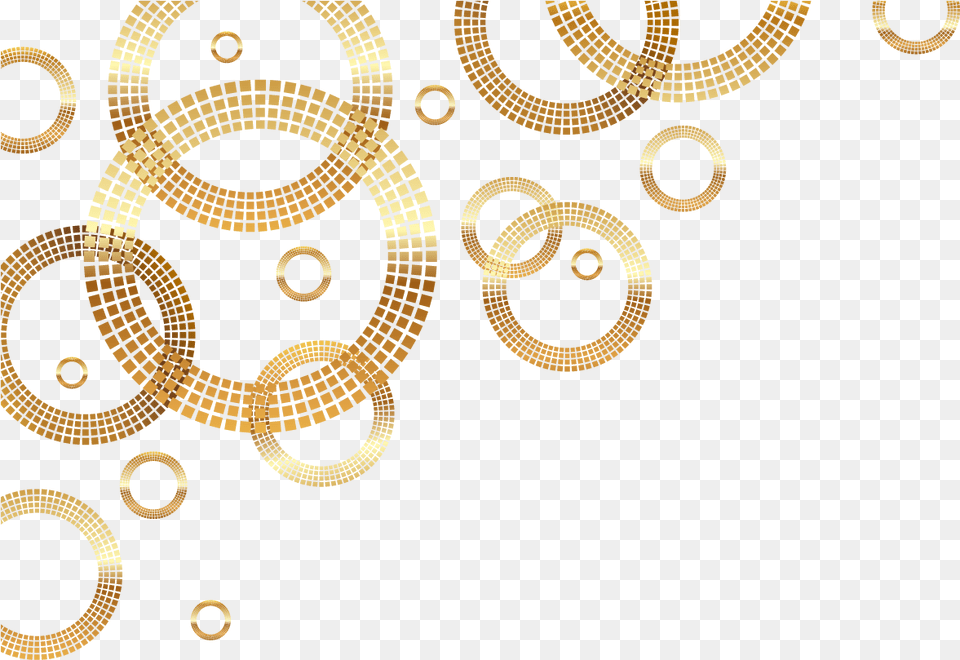Golden Gold Euclidean Vector Circle Ring Clipart Gold Circle Border, Accessories, Pattern, Ornament, Jewelry Free Transparent Png