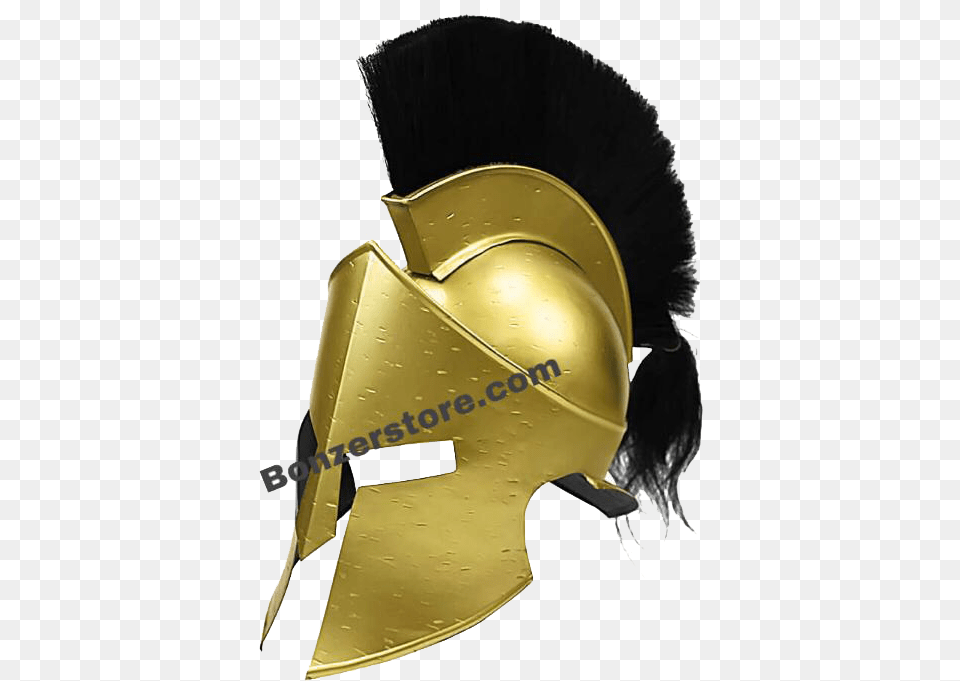 Golden Greek Helmet Free Png Download