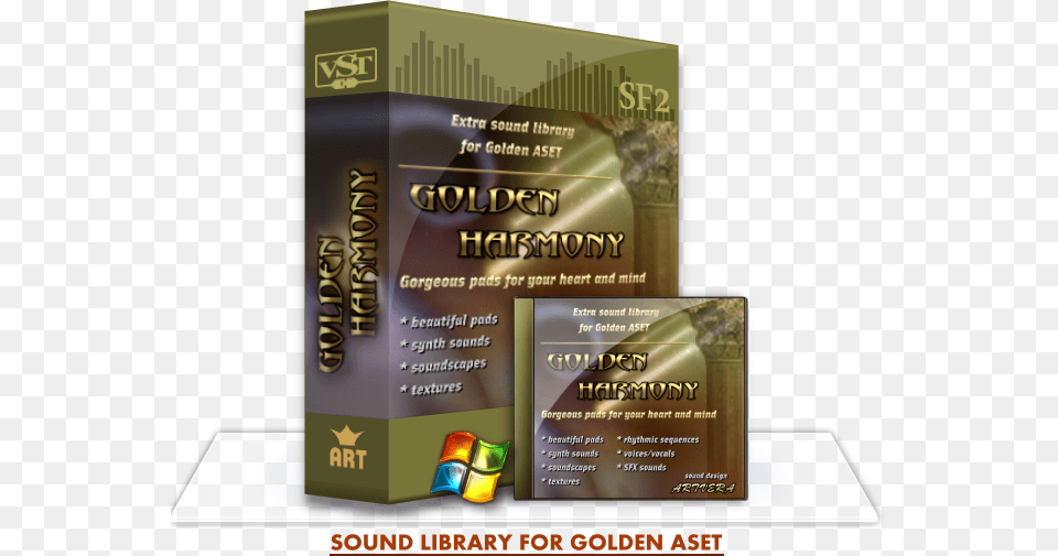 Golden Harmony Sound Library, Advertisement, Poster Png