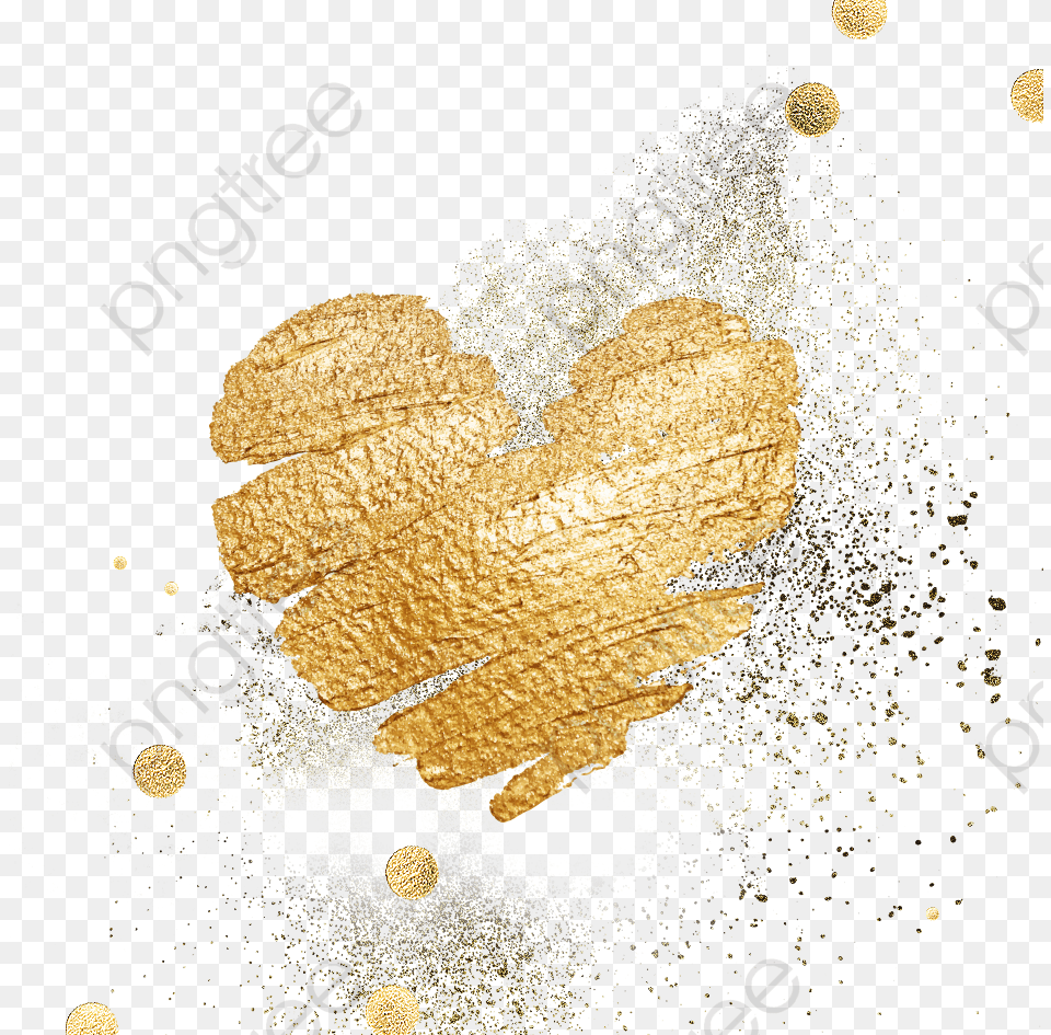 Golden Heart Heart Shaped Heart Love Home Screen Wallpaper Gold, Clothing, Glove, Body Part, Hand Png Image