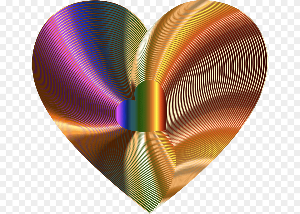 Golden Heart Of The Rainbow, Accessories, Lamp, Pattern Png Image