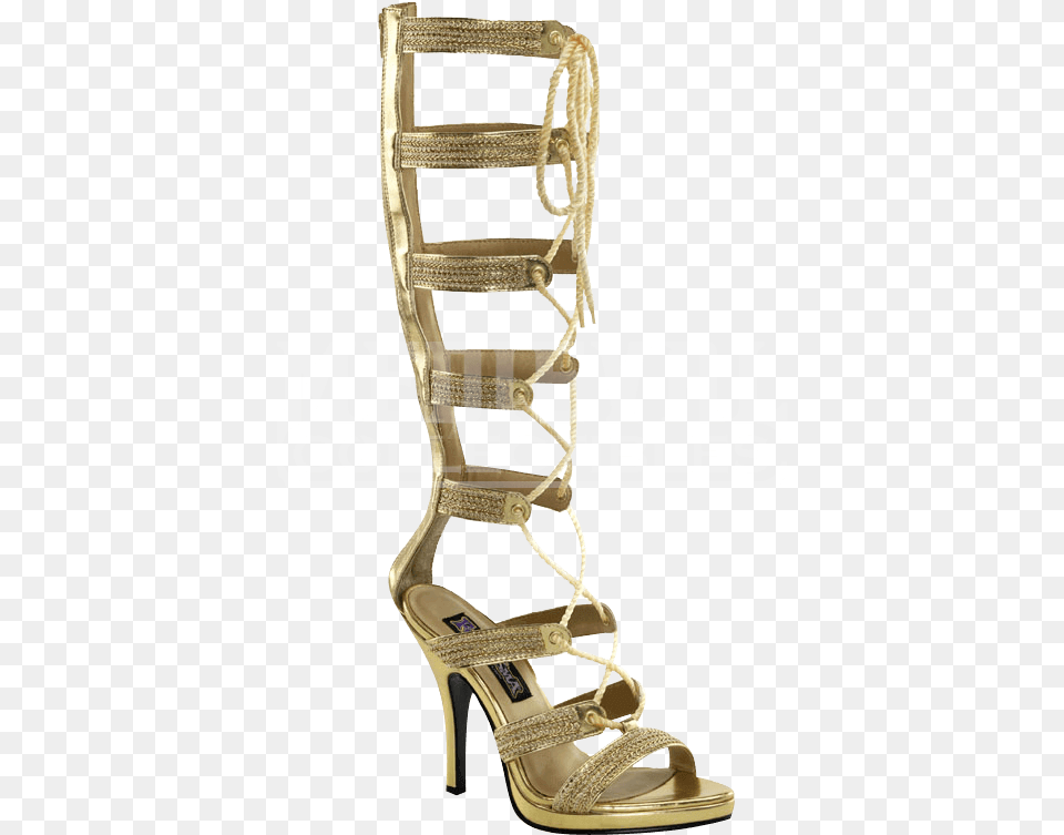 Golden High Heel Gladiator Sandals Quotgolden High Heel Gladiator Sandalsquot, Clothing, Footwear, High Heel, Sandal Free Transparent Png
