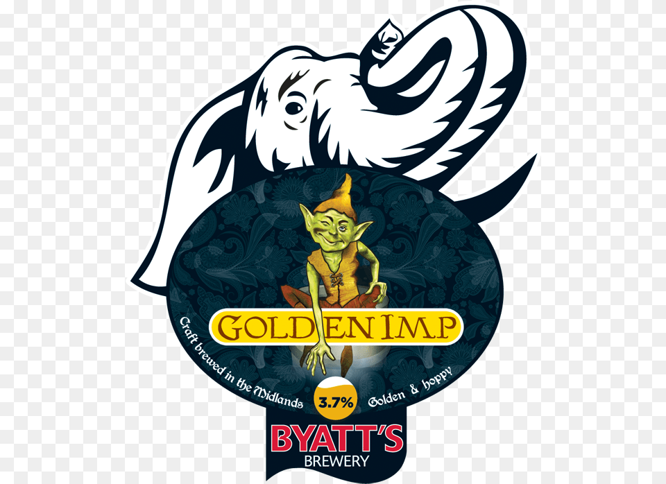 Golden Imp Beer, Baby, Person, Logo, Face Free Png Download