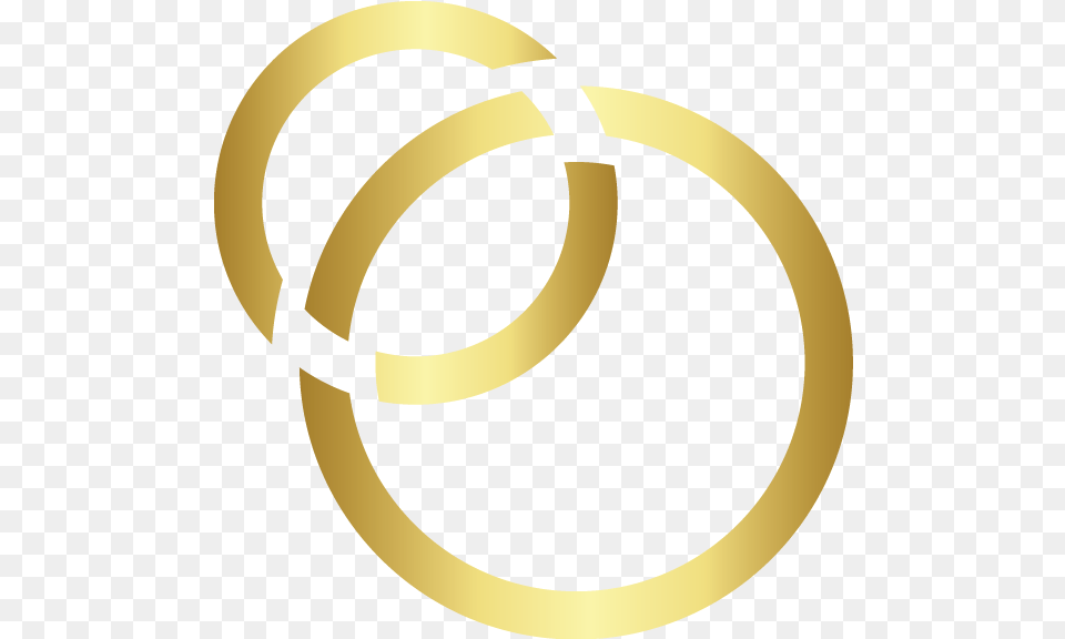 Golden Join Ring Logo Gold Circle Arrows, Ammunition, Grenade, Weapon, Hoop Png Image