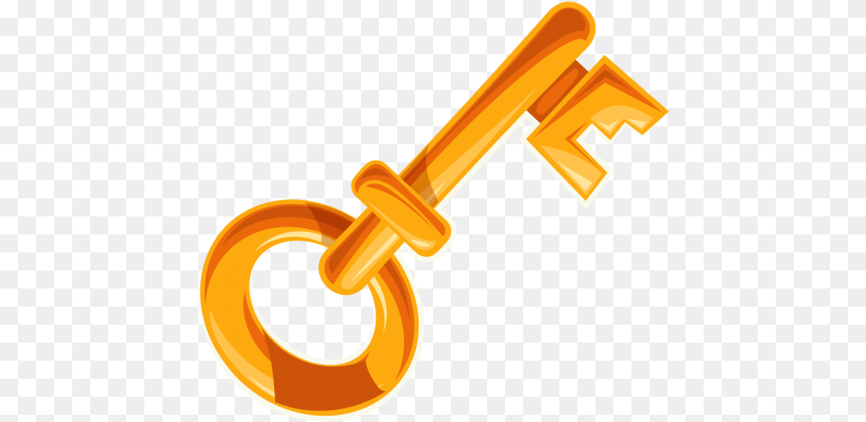 Golden Key Clipart, Smoke Pipe Free Transparent Png
