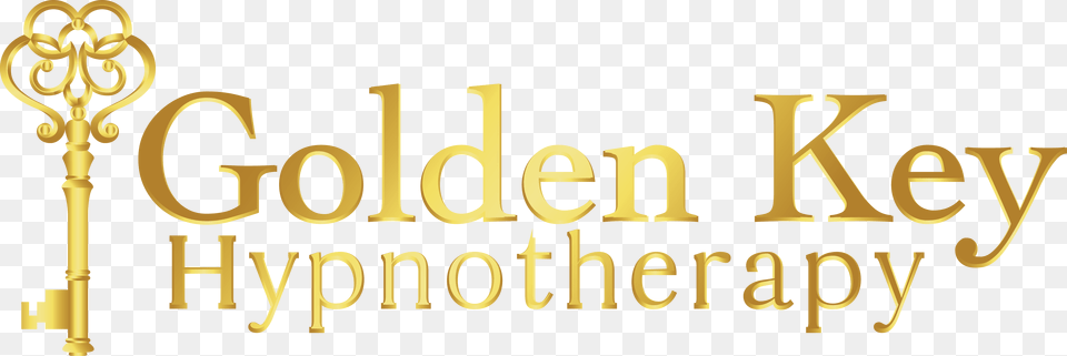 Golden Key Hypnotherapy Calligraphy, Text Free Transparent Png