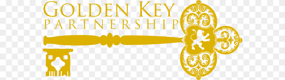 Golden Key Partnership Logo Golden Key Logo Design, Symbol, Text Free Png Download