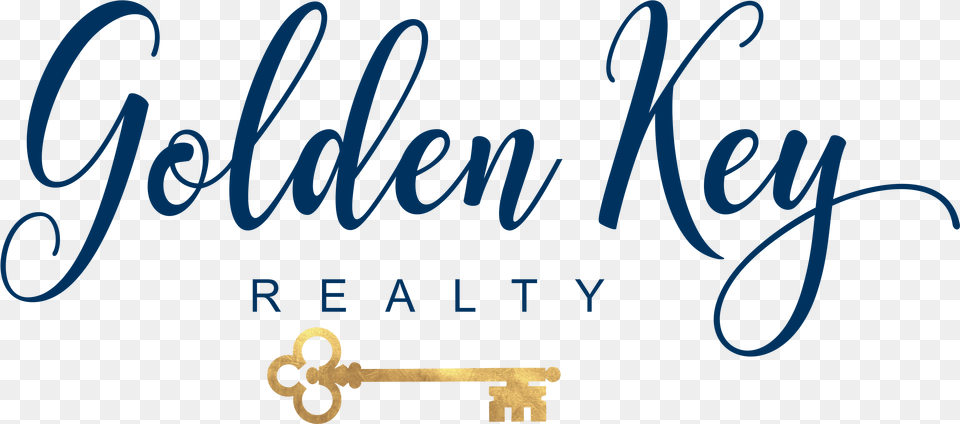 Golden Key Realty Calligraphy, Text Free Png