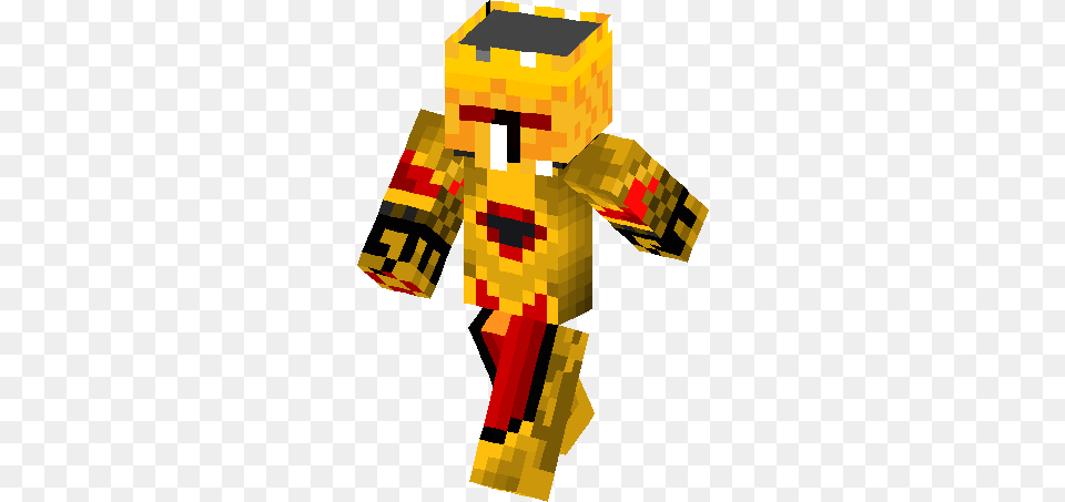 Golden Knight Red Cape Skin Minecraft Skins Human Knight, Person Png