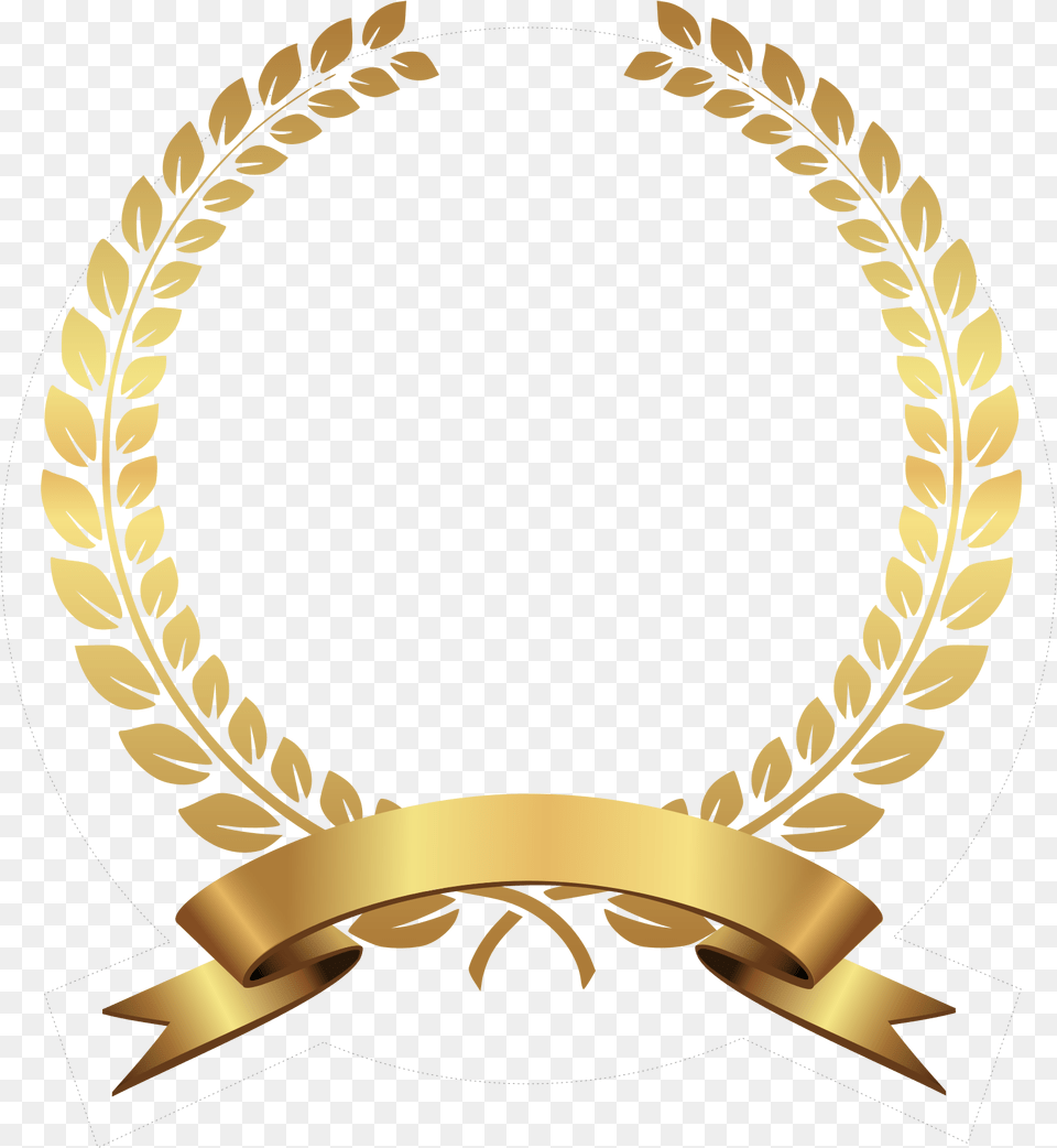 Golden Laurel Gold Laurel Wreath, Emblem, Symbol, Chandelier, Lamp Free Png