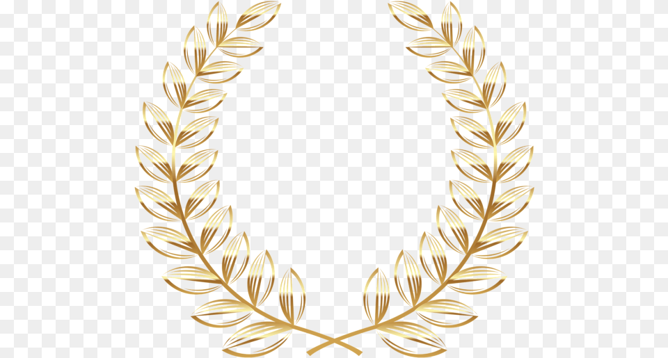 Golden Laurel Wreath, Accessories, Jewelry, Necklace, Pattern Png Image