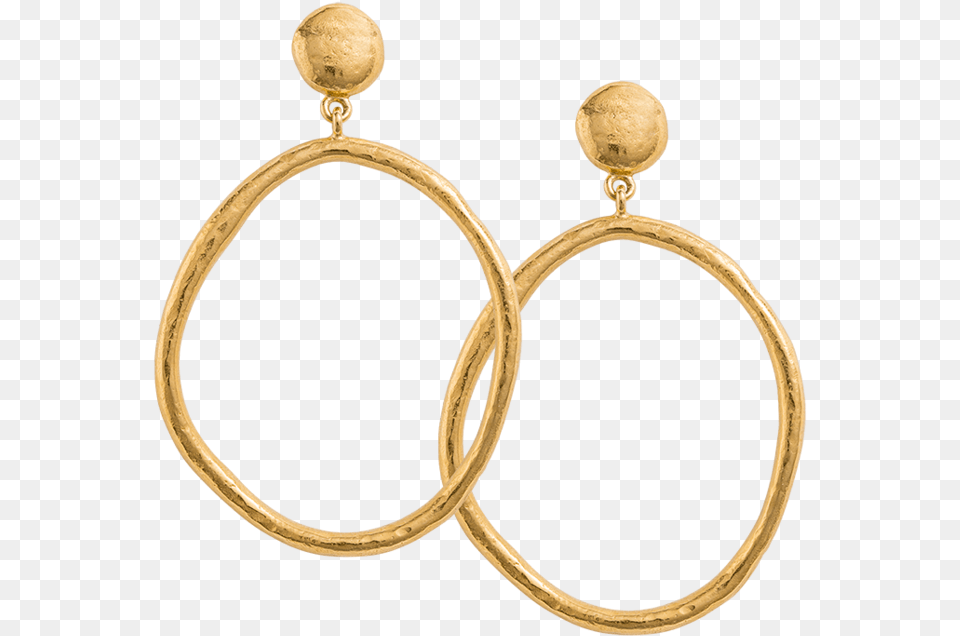 Golden Light Earrings 18k Gold Plated Body Jewelry, Accessories, Earring, Hoop, Necklace Free Png Download