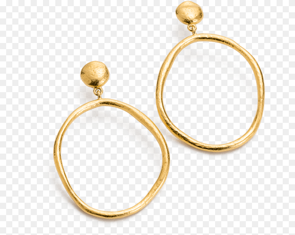 Golden Light Earrings 18k Gold Plated Earrings, Accessories, Earring, Jewelry, Hoop Png
