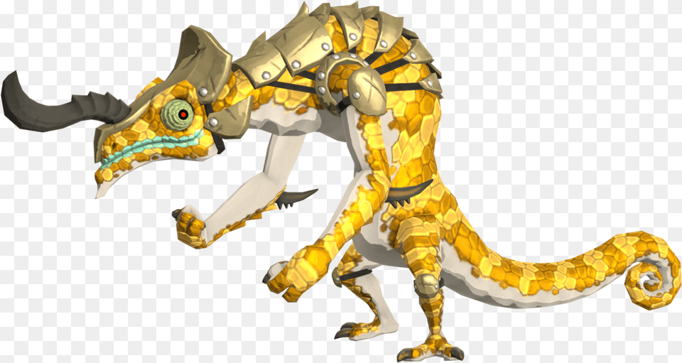 Golden Lizalfos, Animal, Dinosaur, Reptile Png