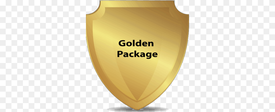 Golden Logo Design Package Logo, Armor, Shield, Disk Free Png