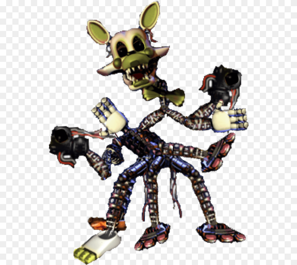 Golden Mangle Ver Fnaf Toy Animatronics Mangle, Robot, Person Png