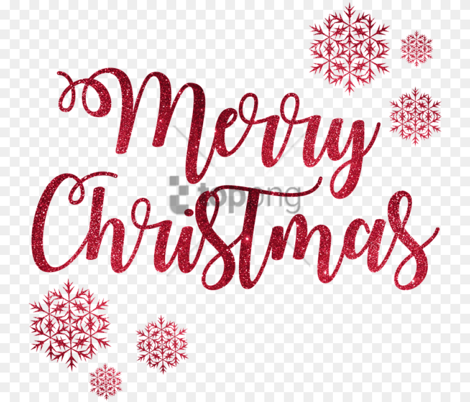 Golden Merry Christmas Image With Transparent Calligraphy, Text Png
