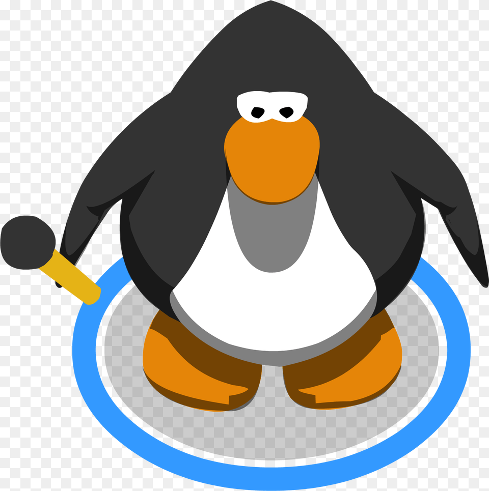 Golden Microphone In Game Club Penguin Penguin Sprite, Animal, Bird, Nature, Outdoors Png