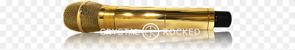 Golden Microphone Shure Gold Wireless Microphone, Electrical Device, Ammunition, Bullet, Weapon Free Png