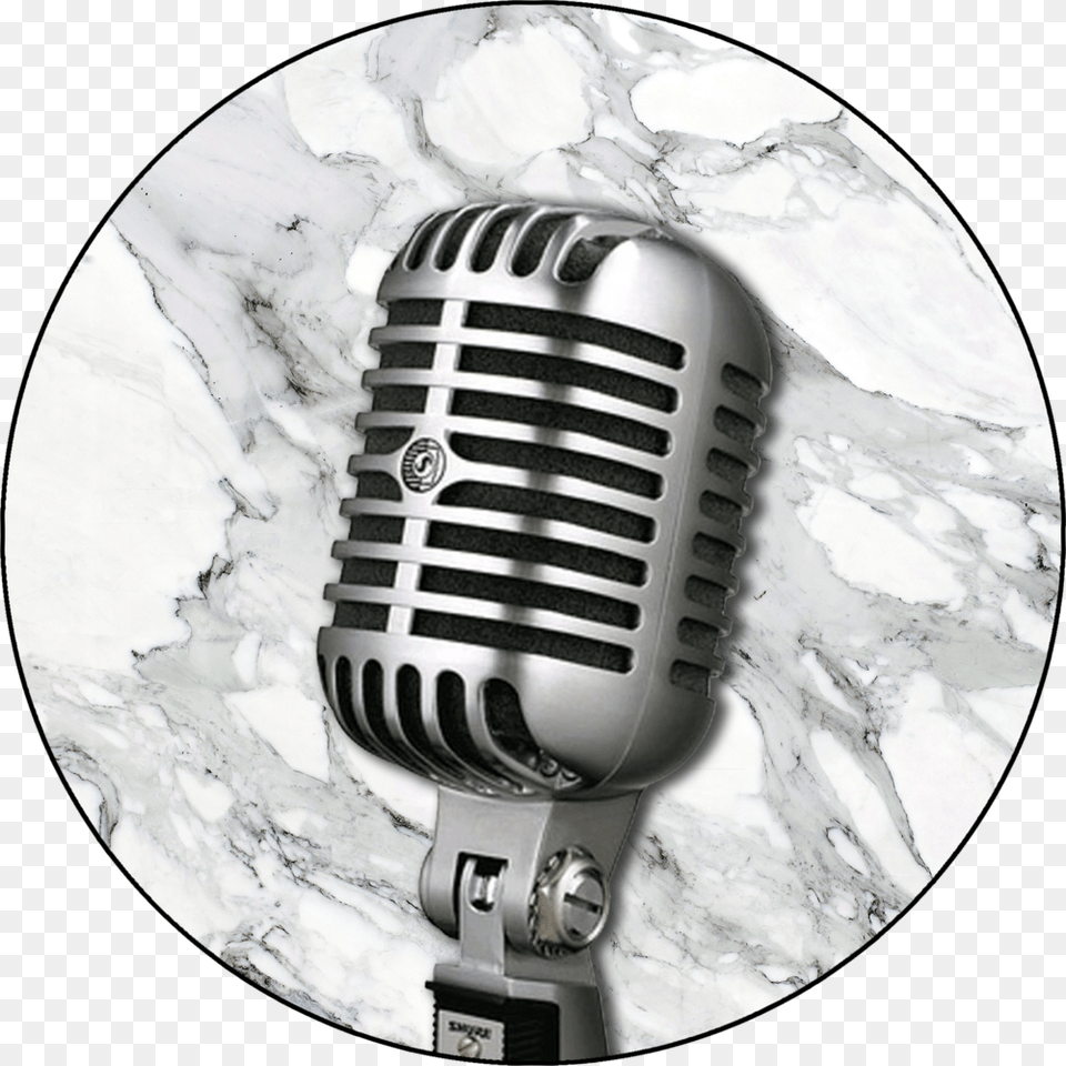 Golden Microphone Shure Super, Electrical Device Free Png Download