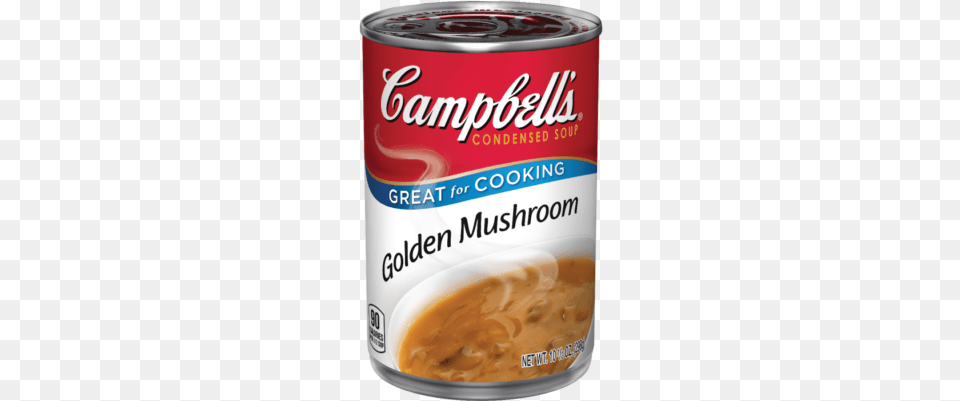 Golden Mushroom Soup Campbell39s Vegetable Soup, Can, Tin, Food, Gravy Png