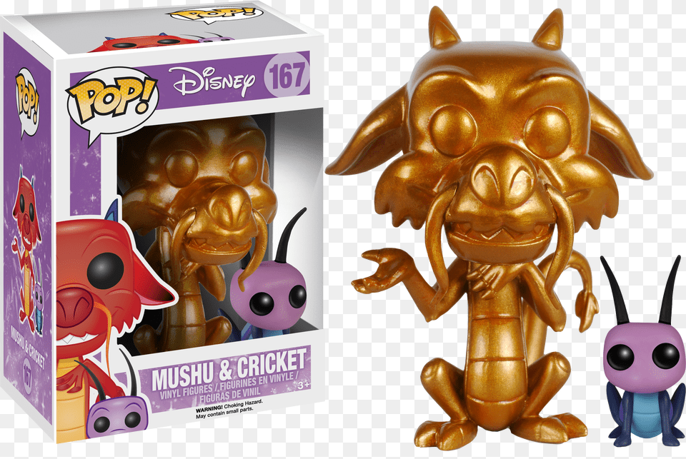 Golden Mushu Pop Coming Soon Gold Mushu Funko Pop Png Image