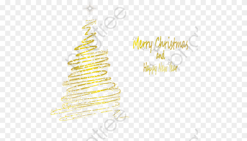 Golden Neon Christmas Tree Paramore Riot, Christmas Decorations, Festival, Architecture, Building Free Transparent Png