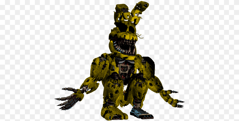 Golden Nightmare Bonnie Action Figure, Toy Free Transparent Png