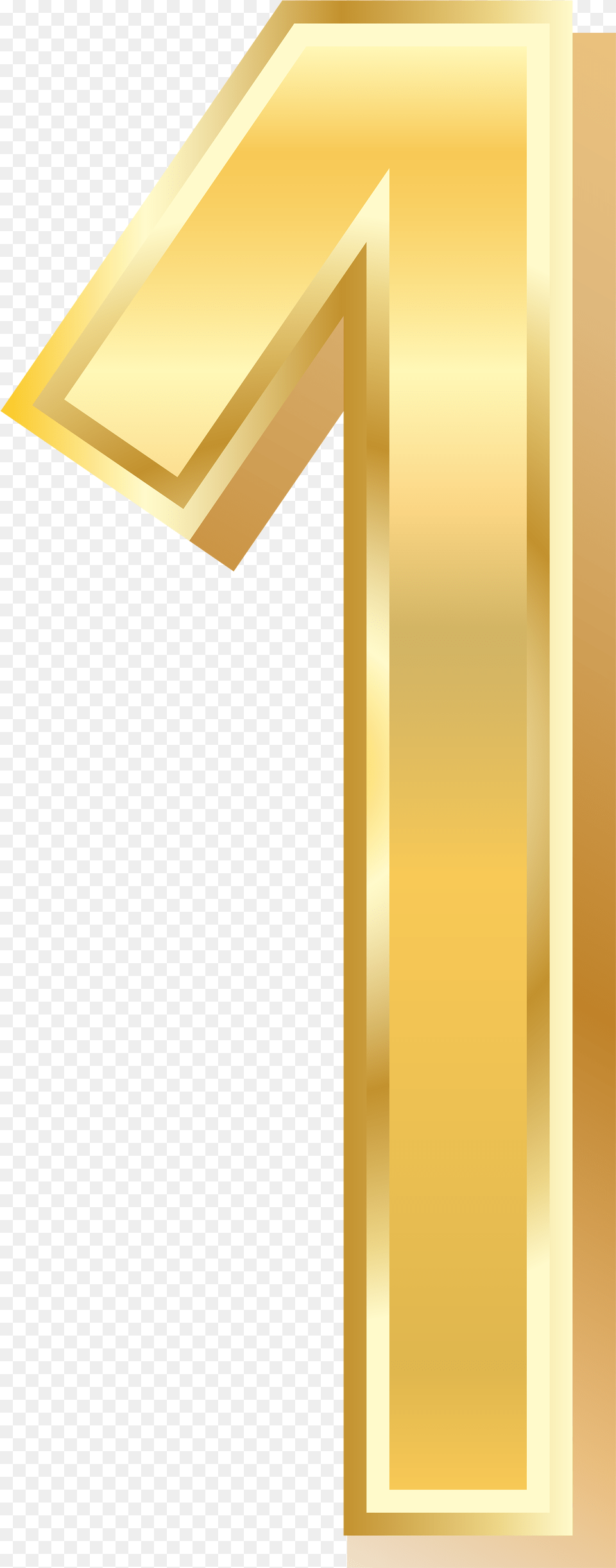 Golden Number 1, Symbol, Text Free Png Download