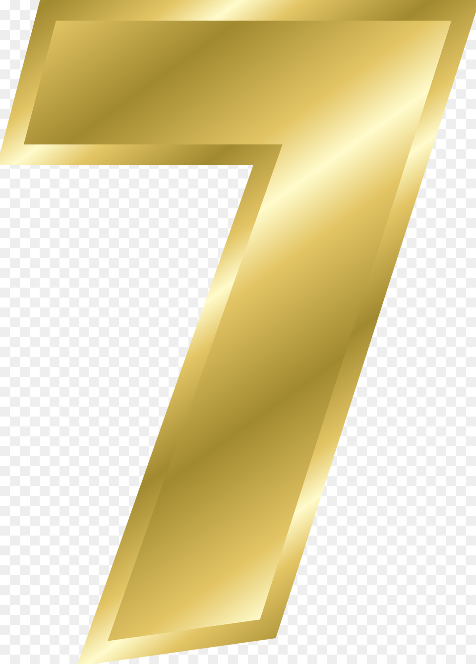 Golden Number 7 Background, Symbol, Text, Gold Free Png