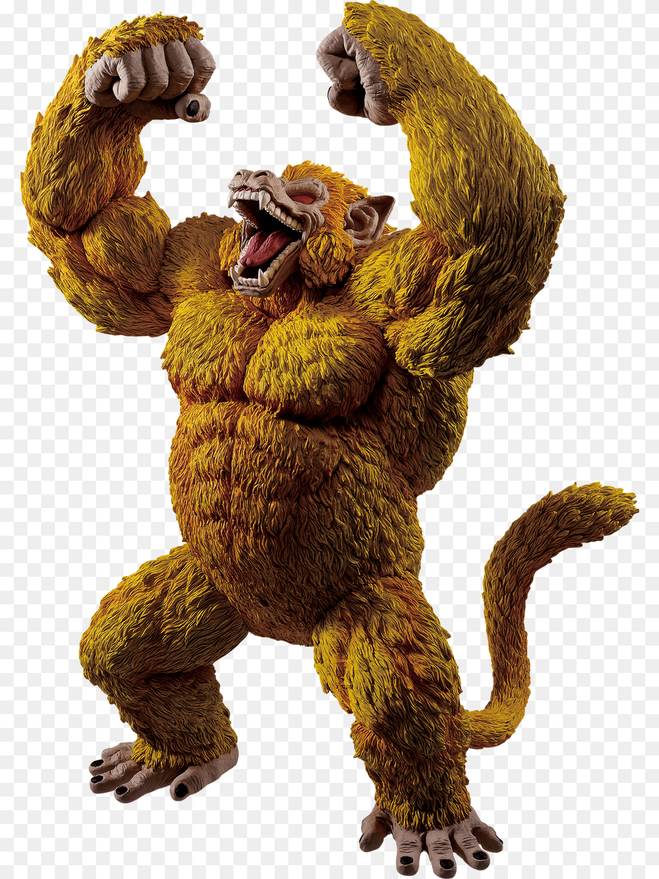 Golden Oozaru Figure, Toy Free Png
